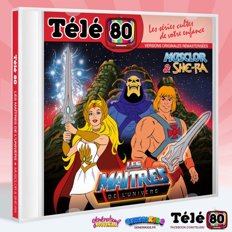 Les Maitre De L Univers Generique Télé 80 sort le CD « Les Maîtres de l’univers / Musclor & She-Ra