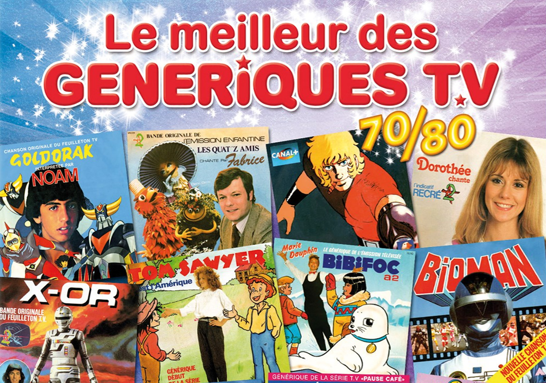 Le meilleur des génériques TV 70/80 disponible en DVD !