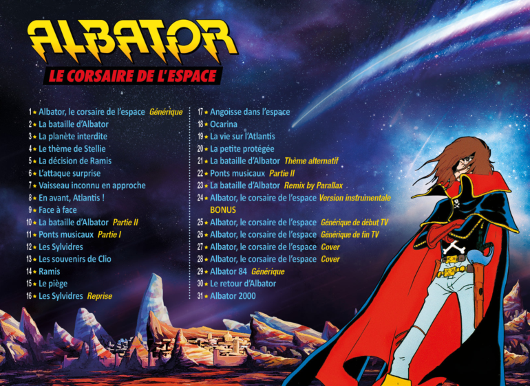 Tracklist CD Albator 