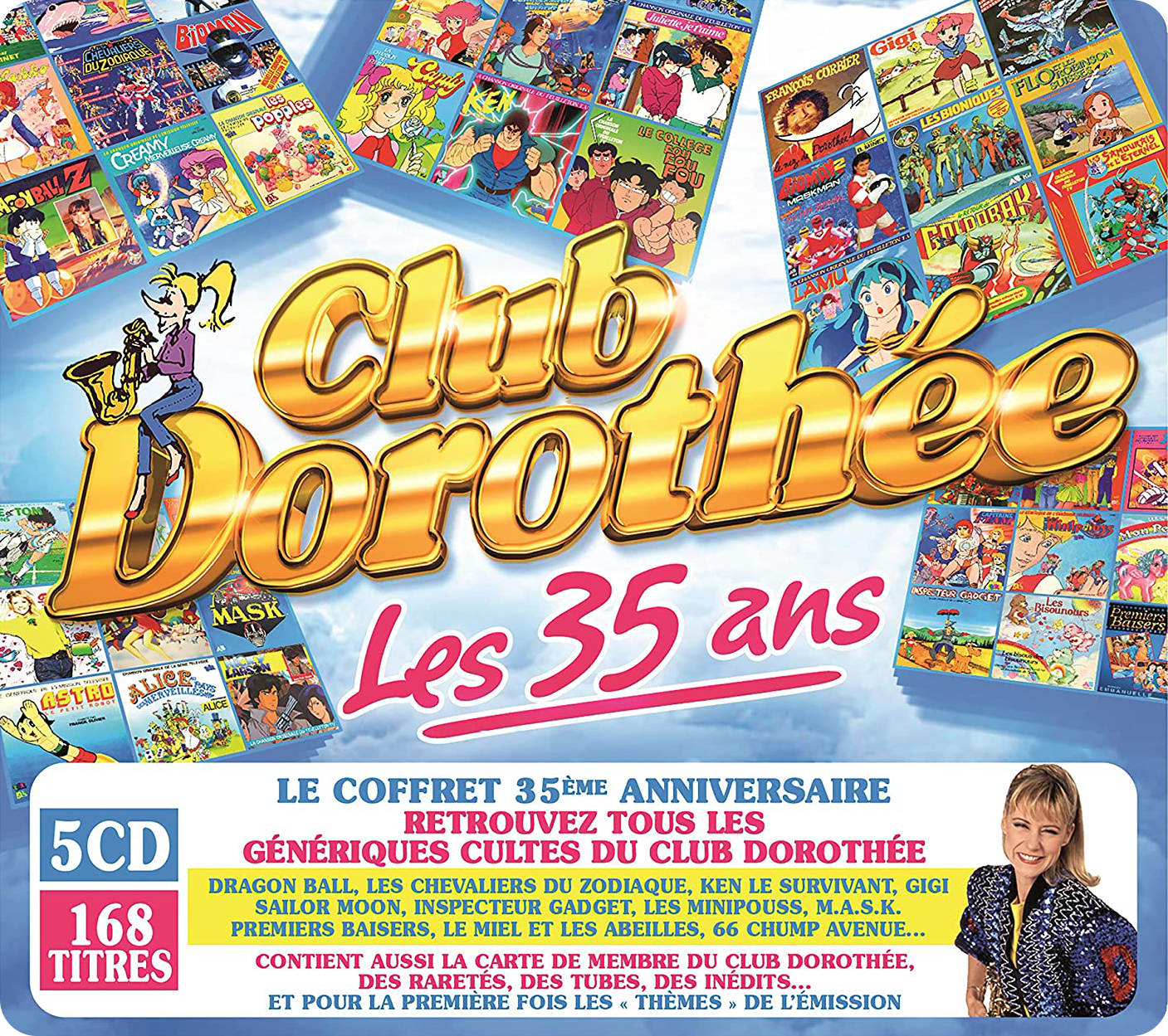 Un coffret de 5 CD « 35 ans du Club Dorothée » pour noël