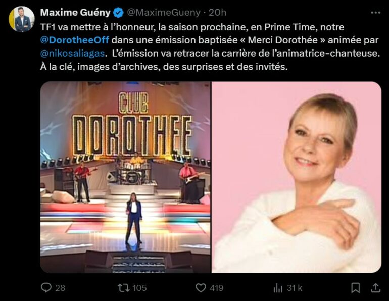Merci Dorothée - émission spéciale TF1 