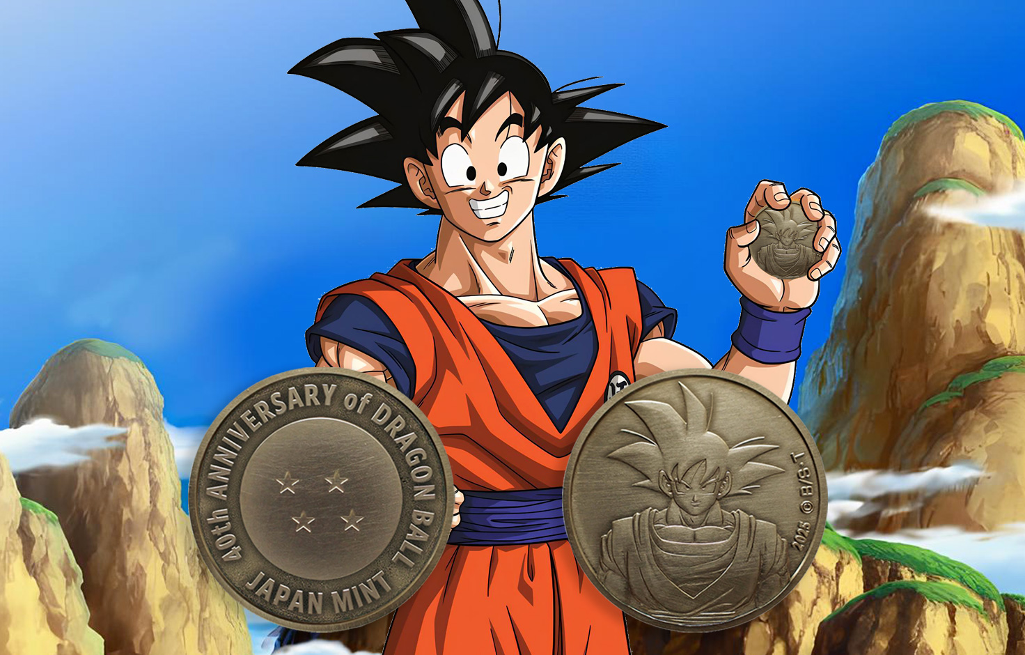 Dragon Ball : édition de pièces de monnaie pour les 40 ans de la série animée