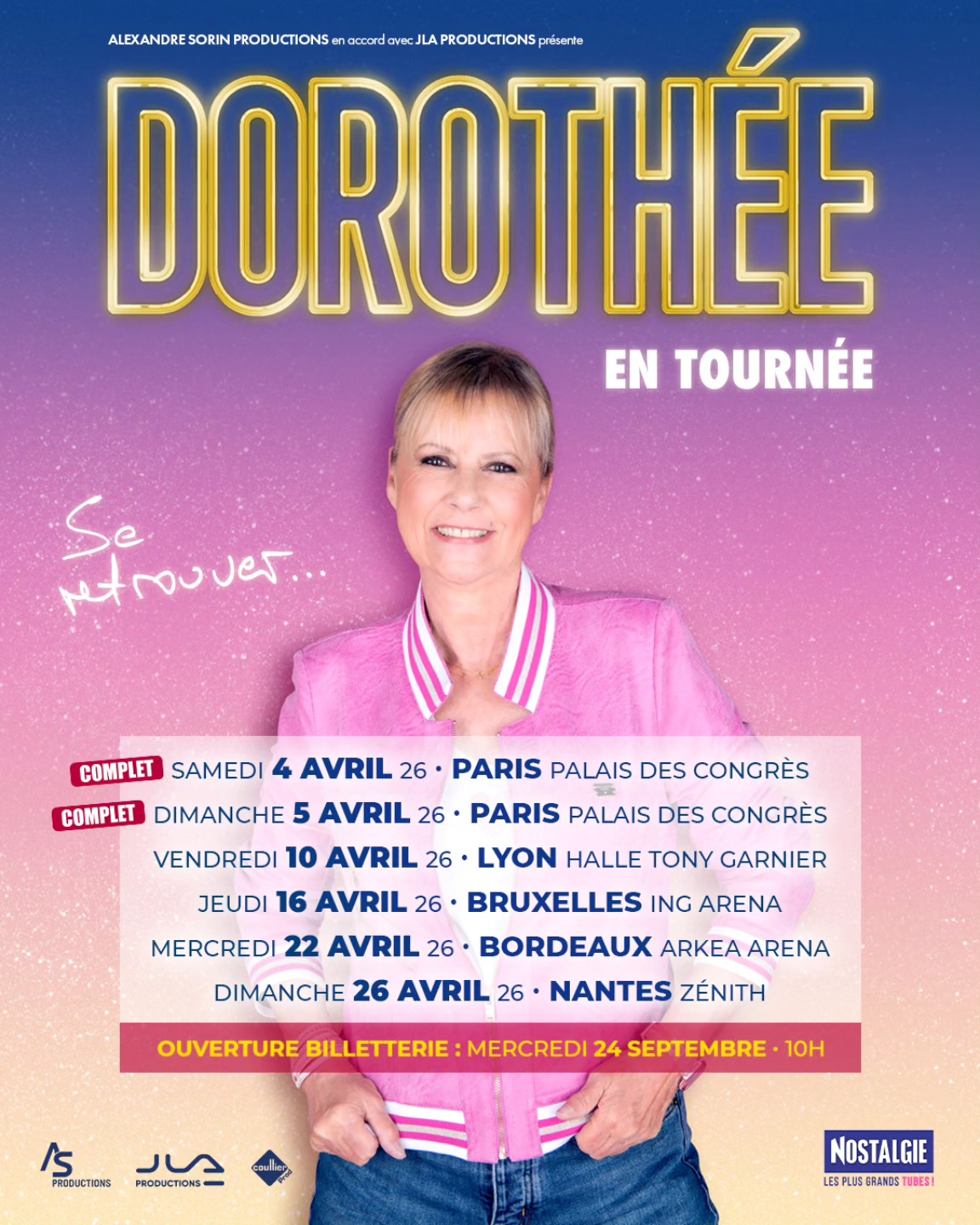 dorothée tournée se retrouver
