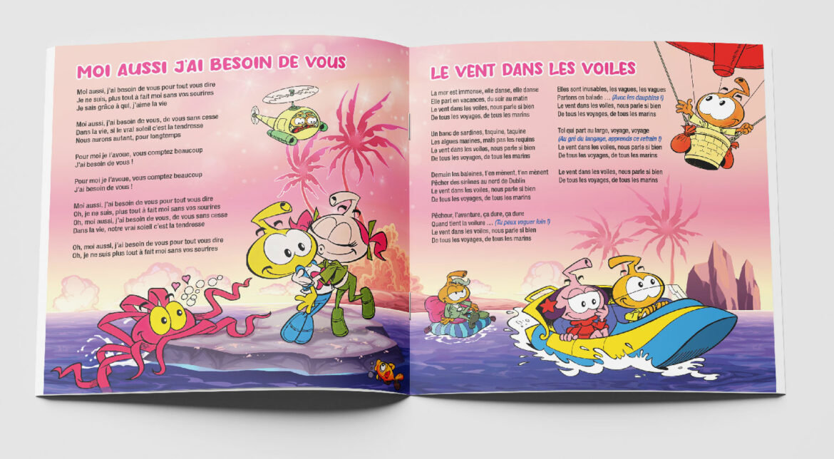 Livret CD Les Snorky