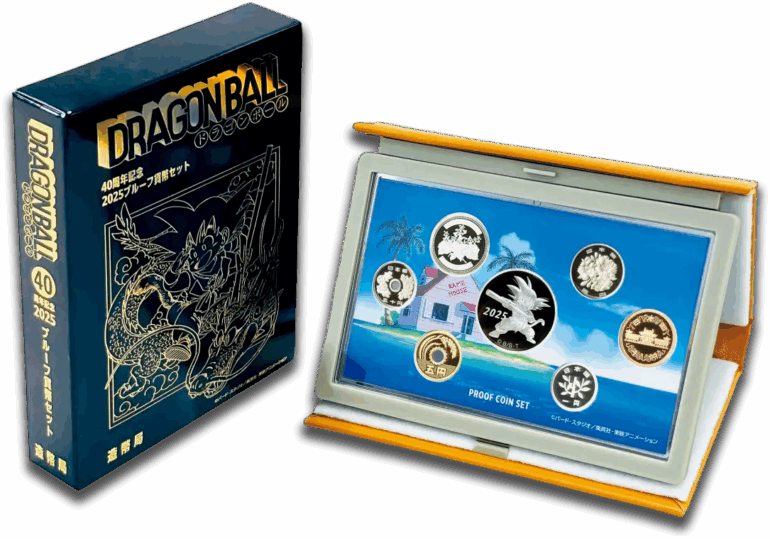 Proof coin set - Dragon Ball 40th