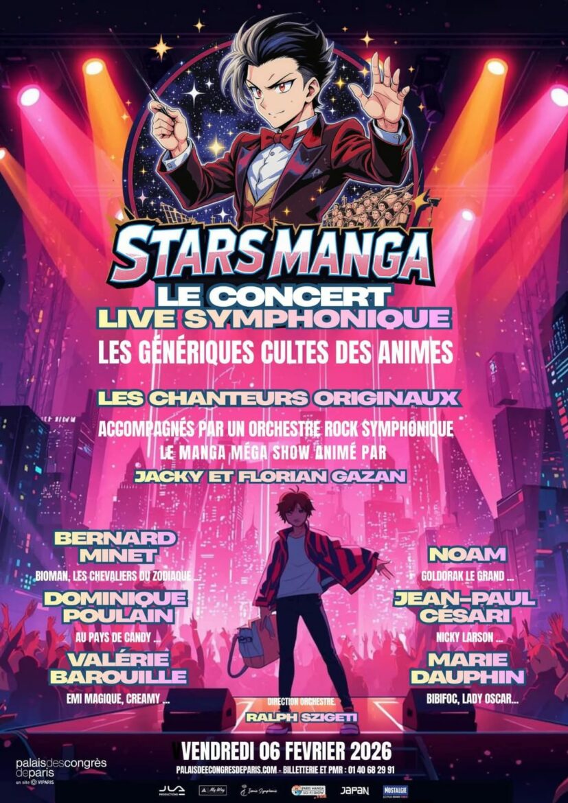 Stars Manga – Le Concert Live Symphonique