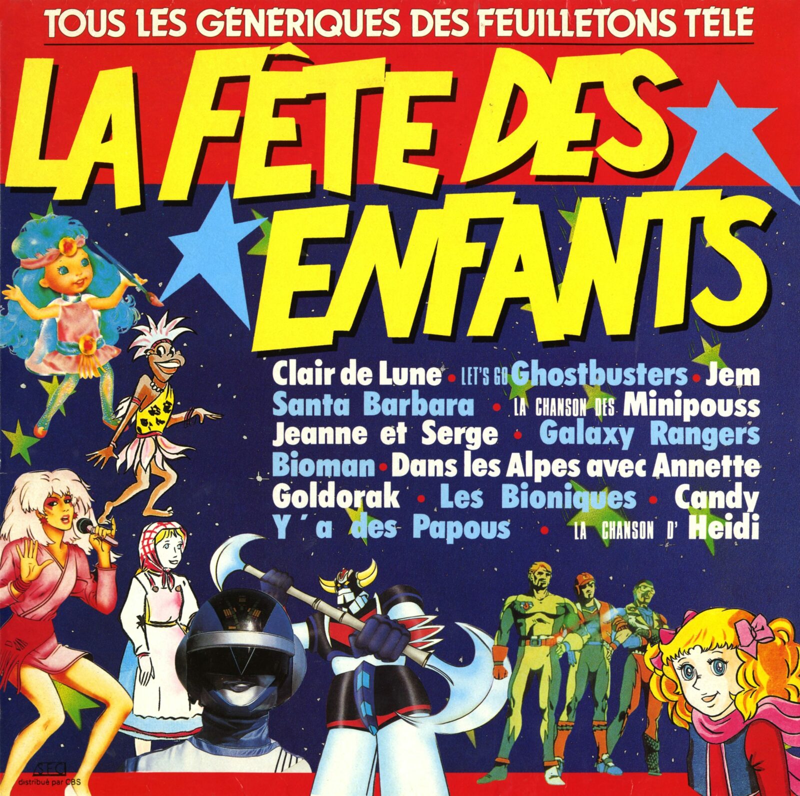 Les covers de génériques de dessins animés SUPERLOUSTIC.COM