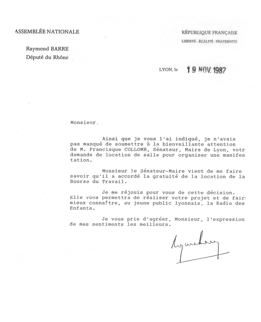 Les lettres de soutien Ta radio Les lettres de soutien Ta radio